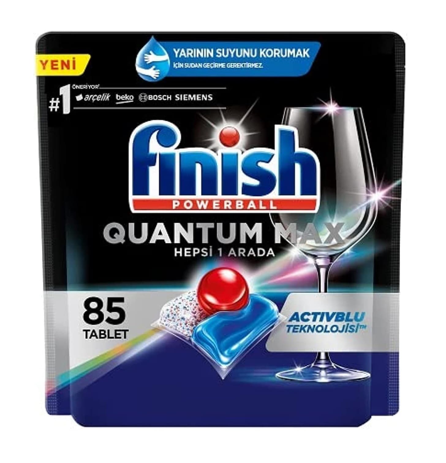 قرص ظرفشویی فینیش Finish مدل Quantom Max | Ultimate بسته 85 عددی