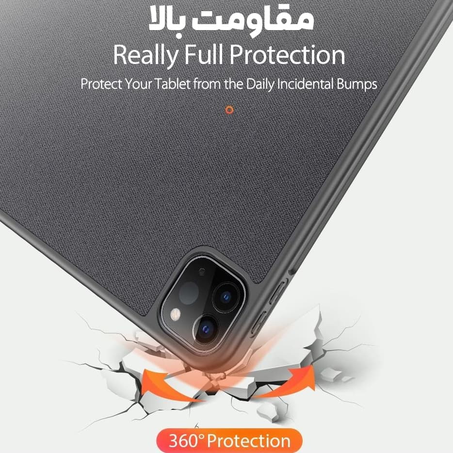 کیف کلاسوری بادیگارد مدل Domo مناسب برای تبلت اپل iPad Pro 11 inch 2020 / 2021 / 2022 — تصویر ۵