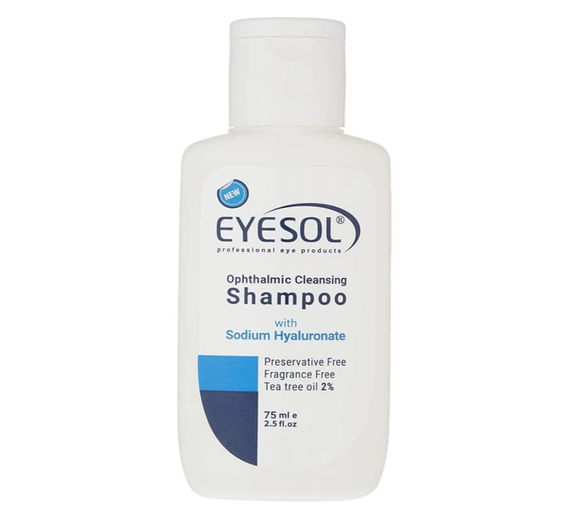 شامپو شست‌وشوی پلک و مژه آیسول ophthalmic حجم 75 میل