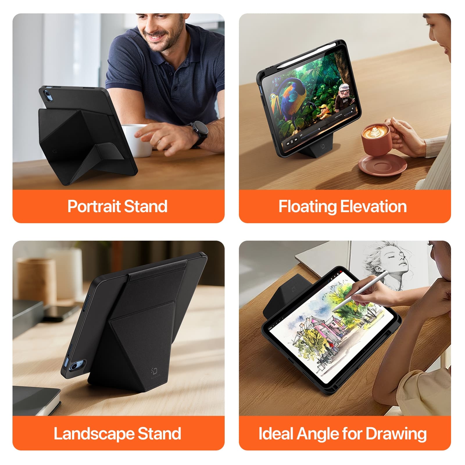 کیف کلاسوری بادیگارد مدل Vers مناسب برای تبلت اپل iPad 11 2025 11 Inch / iPad 10 2022 10.9 inch — تصویر ۳