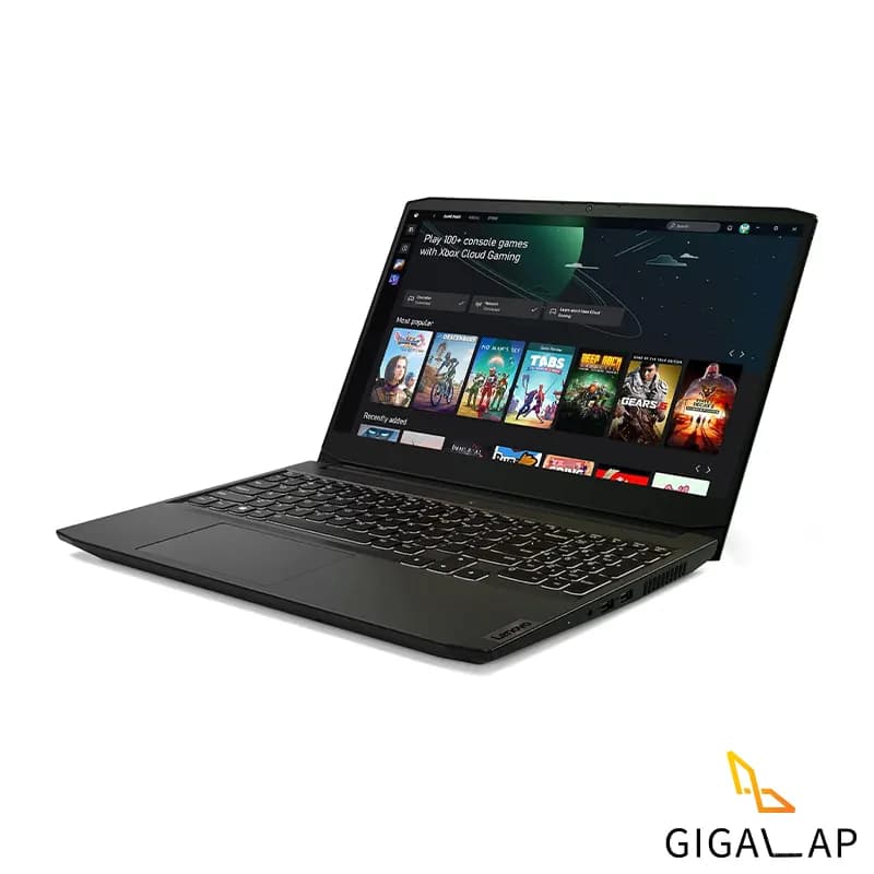 لپ تاپ Ideapad Gaming 15 مدل Ryzen7 5800H 16GB 512GB SSD 4GB RTX 3050 15,6 INCH FHD