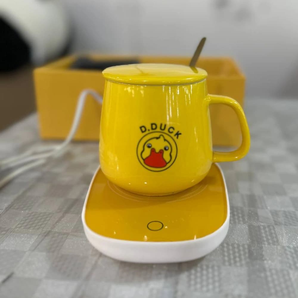 ماگ هیتر دار برقی D.Duck + قاشق فلزی — تصویر ۳