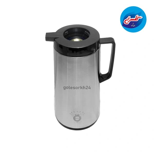 فلاسک الغمه شیشه دار بدنه استیل 1/6 لیتر — تصویر ۳