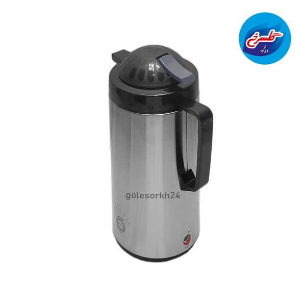 فلاسک الغمه شیشه دار بدنه استیل 1/6 لیتر — تصویر ۴