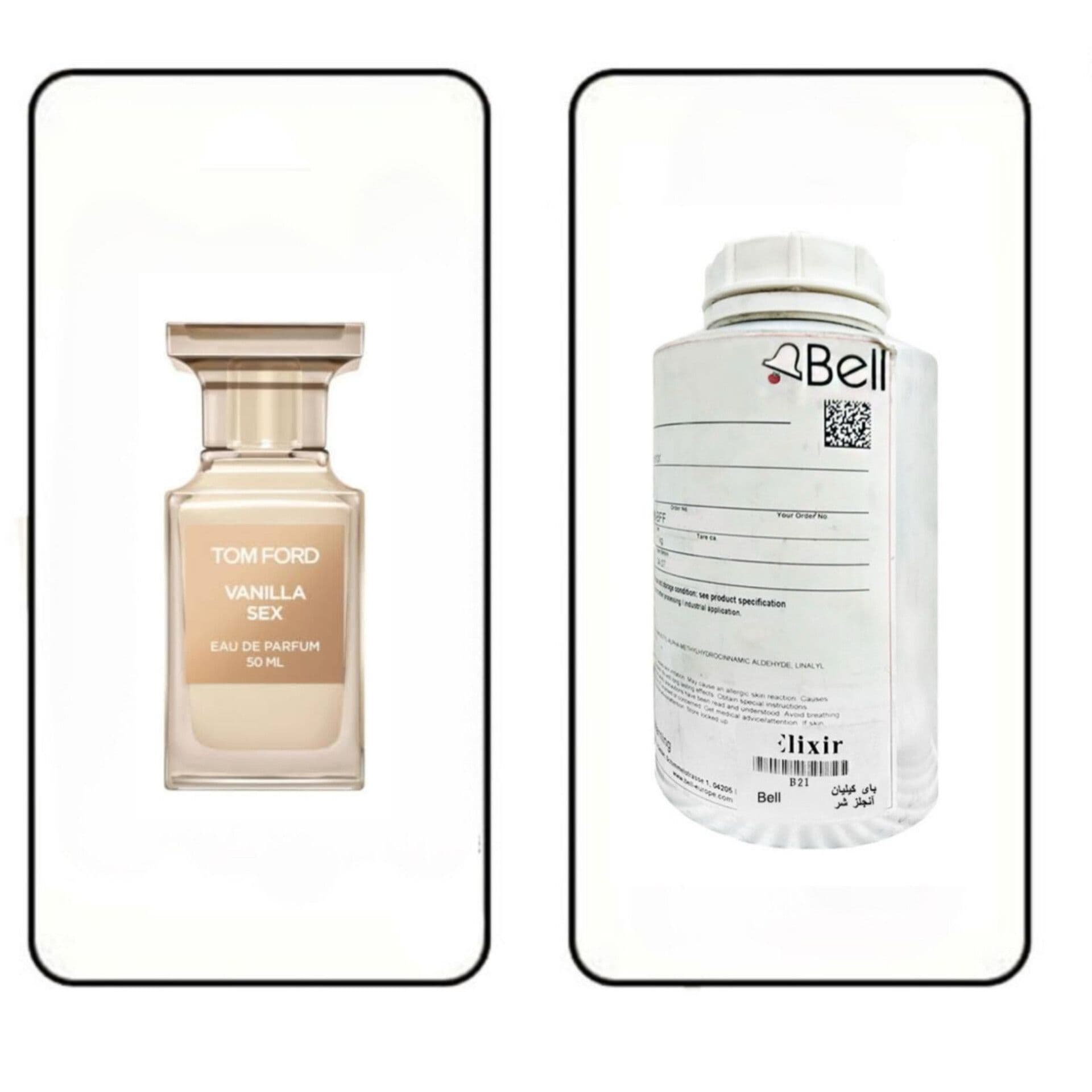 عطر گرمی تام فورد وانیلا سکسی برند بل (BELL) — تصویر ۲