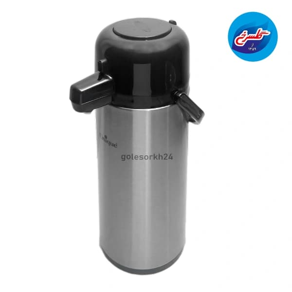 فلاسک پمپی 2/5 لیتر یونیک شیشه مدل UN-9101 — تصویر ۲