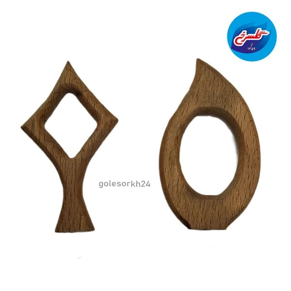 اردوخوری سرامیکی طرح گل دسته چوبی — تصویر ۴