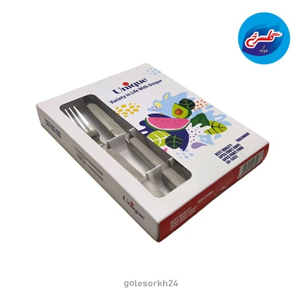 کارد و چنگال طوسی یونیک مدل UN5855 — تصویر ۲