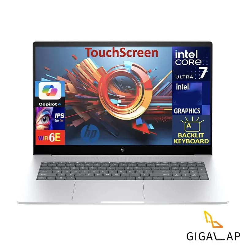 لپ تاپ HP ENVY 17 مدل ULTRA7 155U 32GB 1TB SSD 4GB RTX 3050 17,1 FHD TOUCH