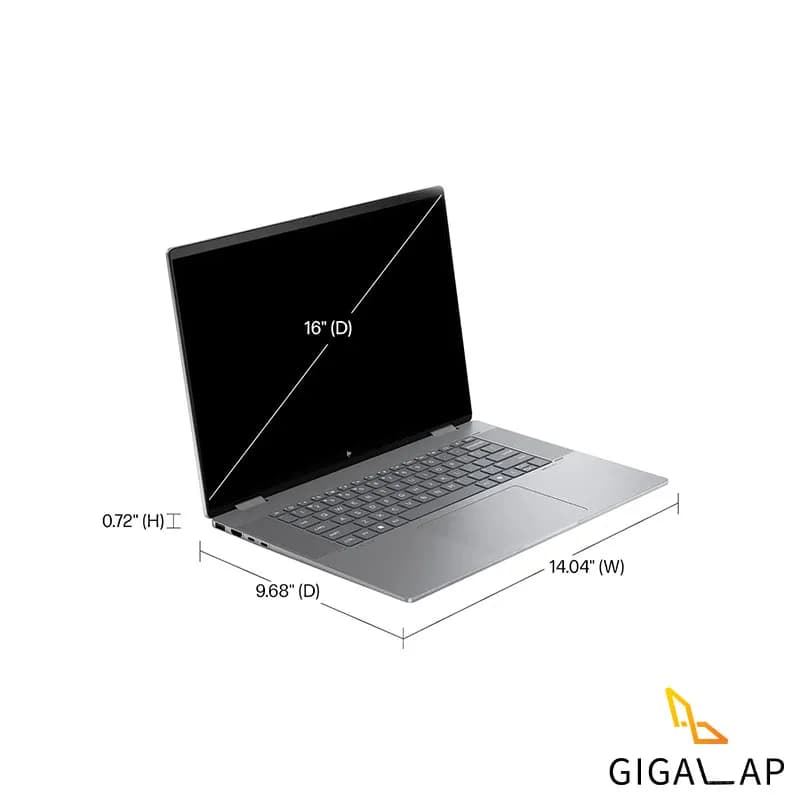 لپ تاپ HP ENVY 14 مدل R7 8840HS 16GB 512GB SSD 512MB AMD 14,1 2K TOUCH X360 — تصویر ۲