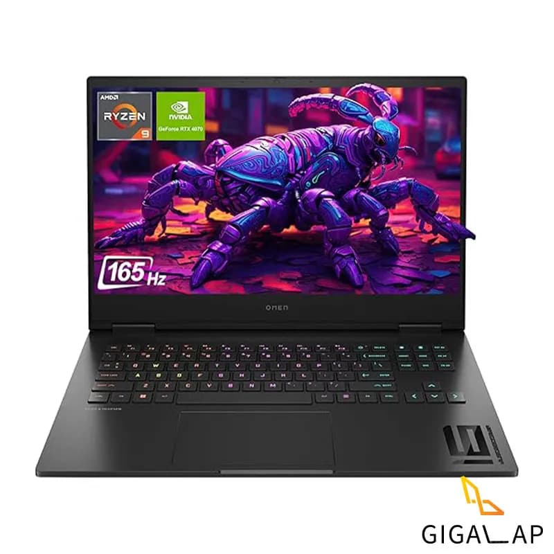 لپ تاپ HP OMEN GAMING 16 مدل R9 7940HS 16GB 1TB SSD 8GB RTX 4070 16.1 FHD 165HZ