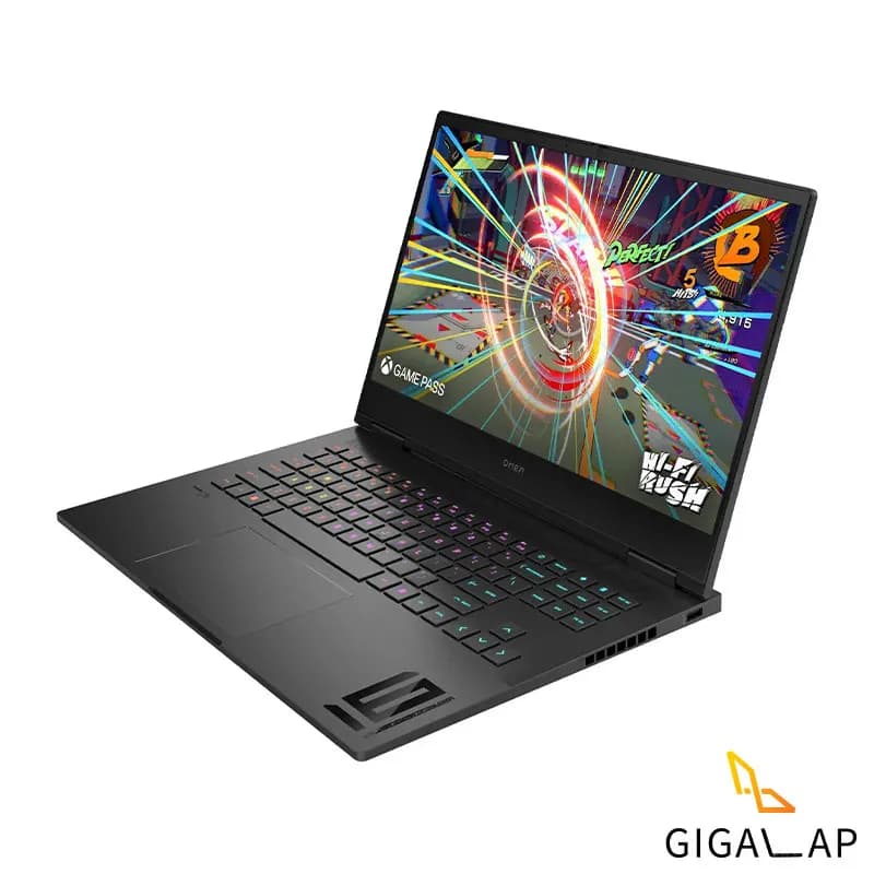 لپ تاپ گیمینگ HP OMEN GAMING 16 مدل I9-14900HX 32GB 1TB SSD 8GB RTX 4070 16,1 FHD 240HZ — تصویر ۲