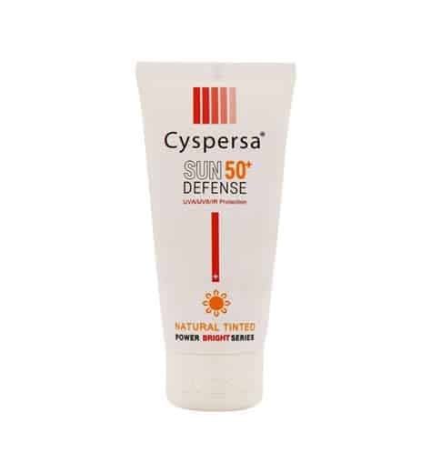 کرم ضد افتاب رنگی طبیعی و روشن کننده سیسپرسا با SPF50 حجم 50 میلی لیتر