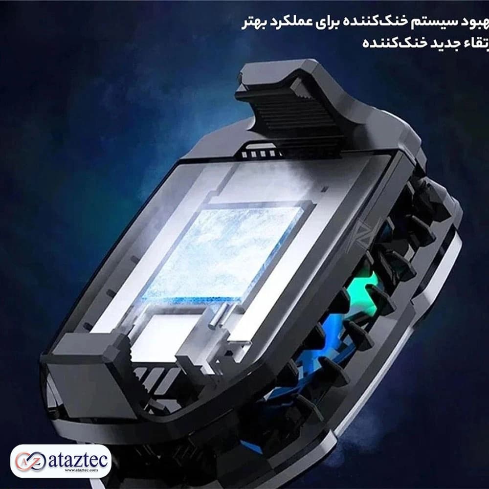 فن خنک کننده گوشی MEMO مدل DLA8 رادیاتوری با سرعت فن 6000 دور در دقیقه — تصویر ۴
