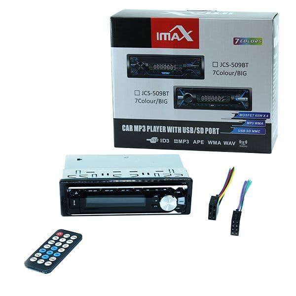 پخش کننده خودرو آیمکس مدل JCS-508BT 7Colour/BIG — تصویر ۴