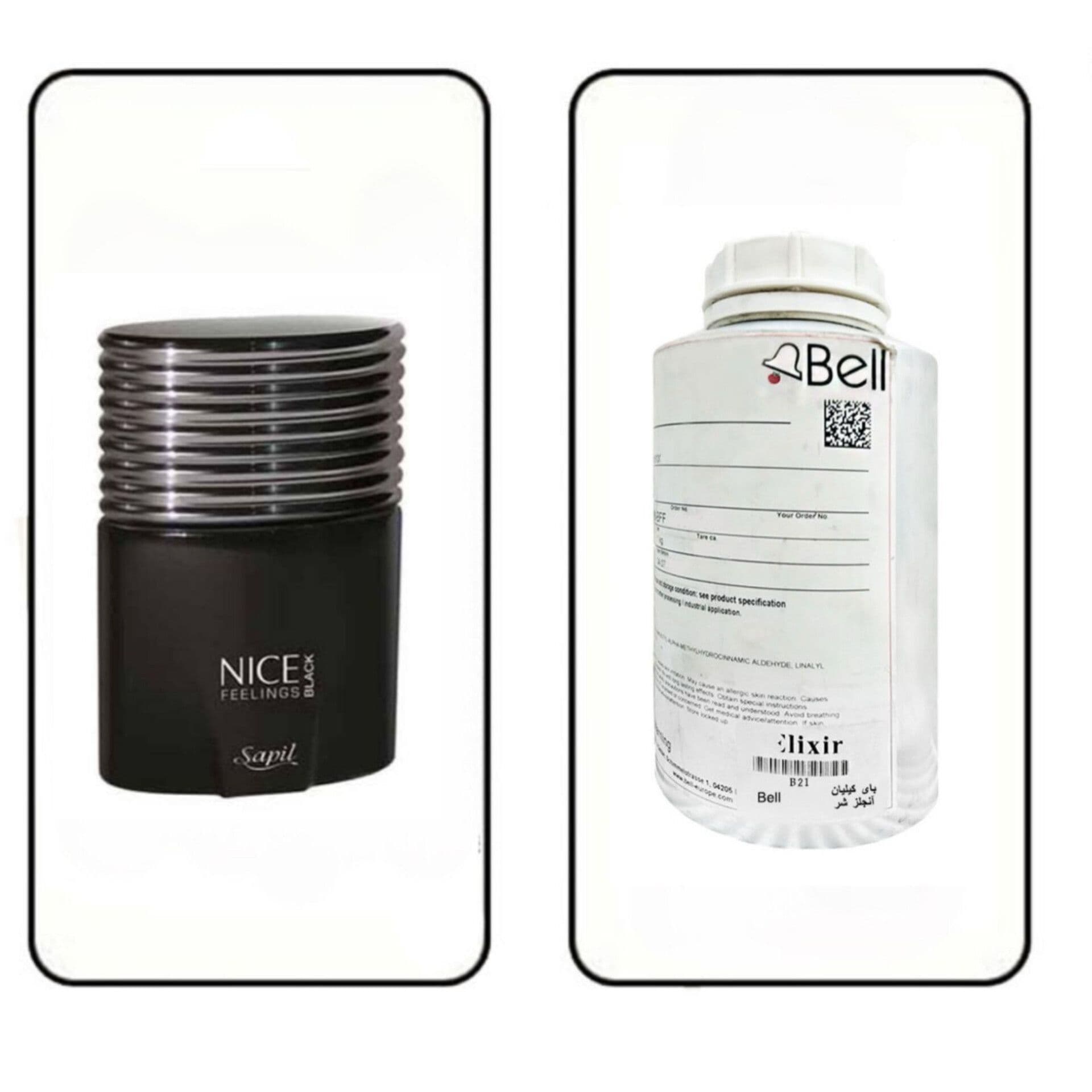عطر گرمی نایس بلک برند بل (BELL)