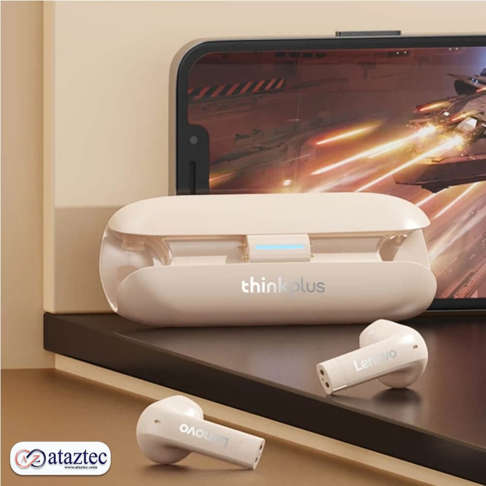 ایرپاد لنوو مدل (اورجینال) TW60 – با فناوری بلوتوث پیشرفته، باتری قوی و کیفیت صدای Hi-Fi — تصویر ۵
