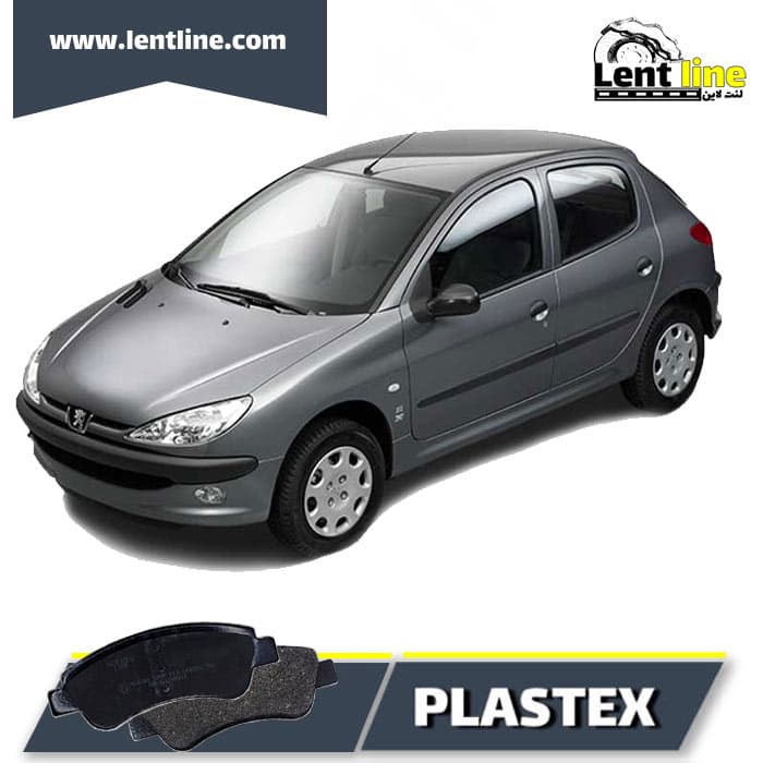 لنت جلو 206 تیپ 5 مدل 93 به پایین plastex