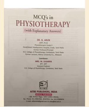 دانلود کتاب Arun mcq-physiotherapy