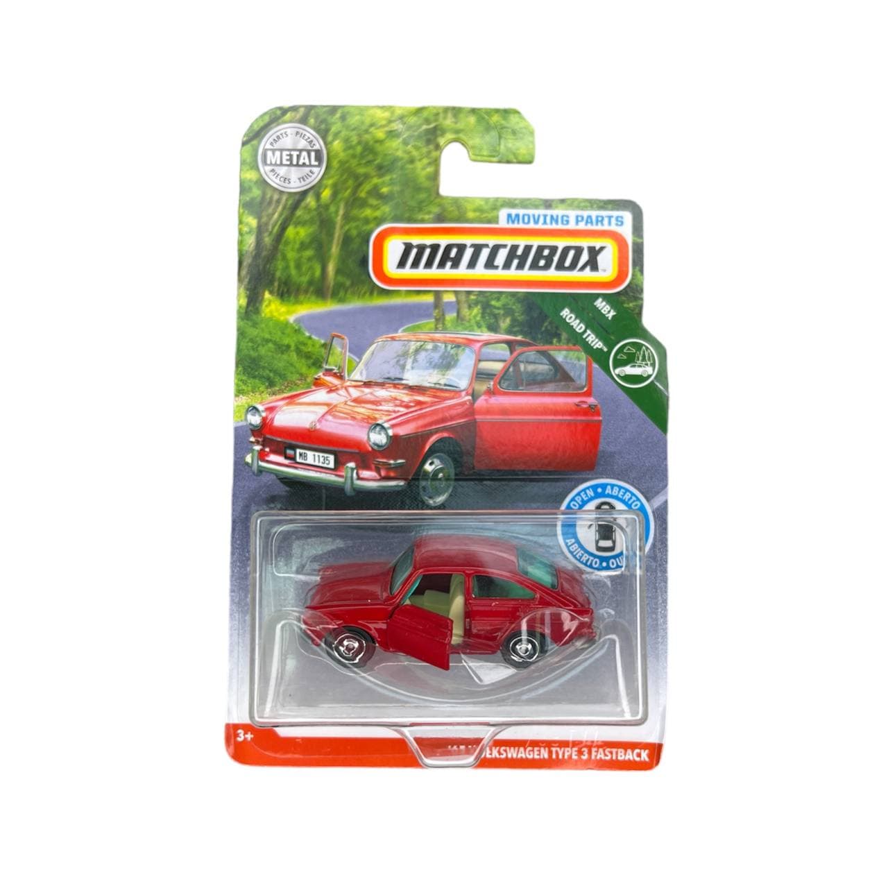 ماشین مچ باکس Matchbox 65 Volkswagen Type 3 Fastback