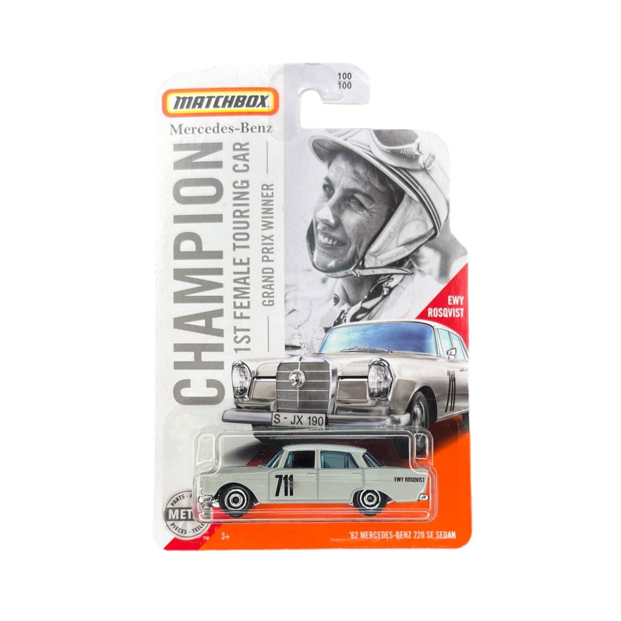 ماشین مچ باکس Matchbox 62 Mercedes-Benz 220 SE Sedan
