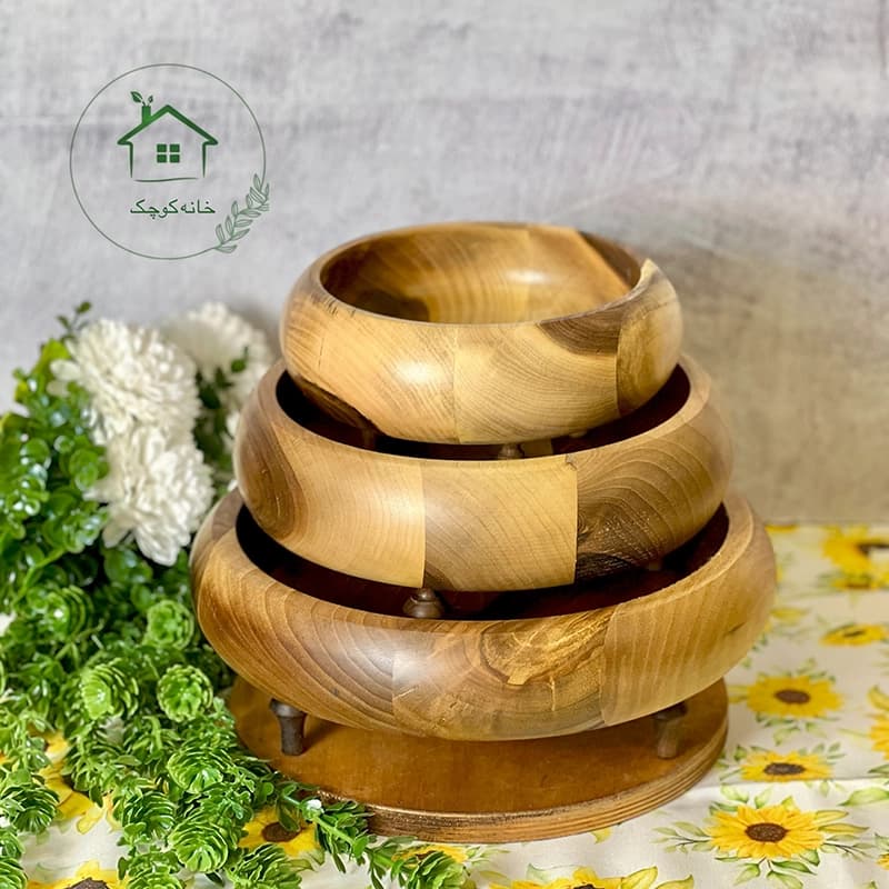 ظروف پذیرایی چوب گردو
