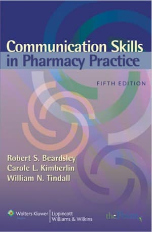 دانلود کتاب COMMUNICATION SKILLS IN PHARMACY PRACTICE (5th Edition)