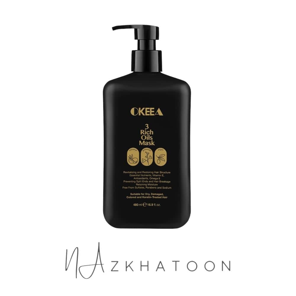 ماسک مو سه روغن اکیا | OKEEA Three Oils Hair Mask