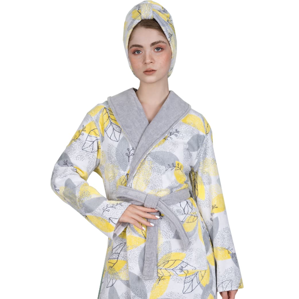 حوله پالتویی ماهور زرد سایز S تا XL