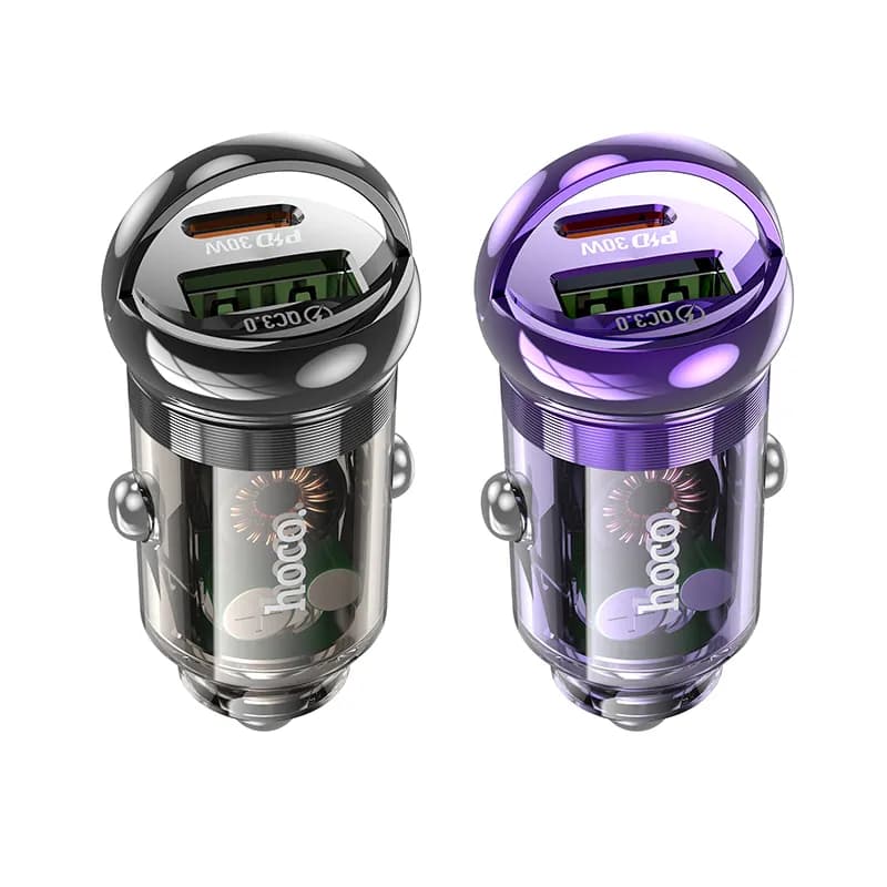 شارژر فندکی 30 وات هوکو مدل Z53A USB — تصویر ۵