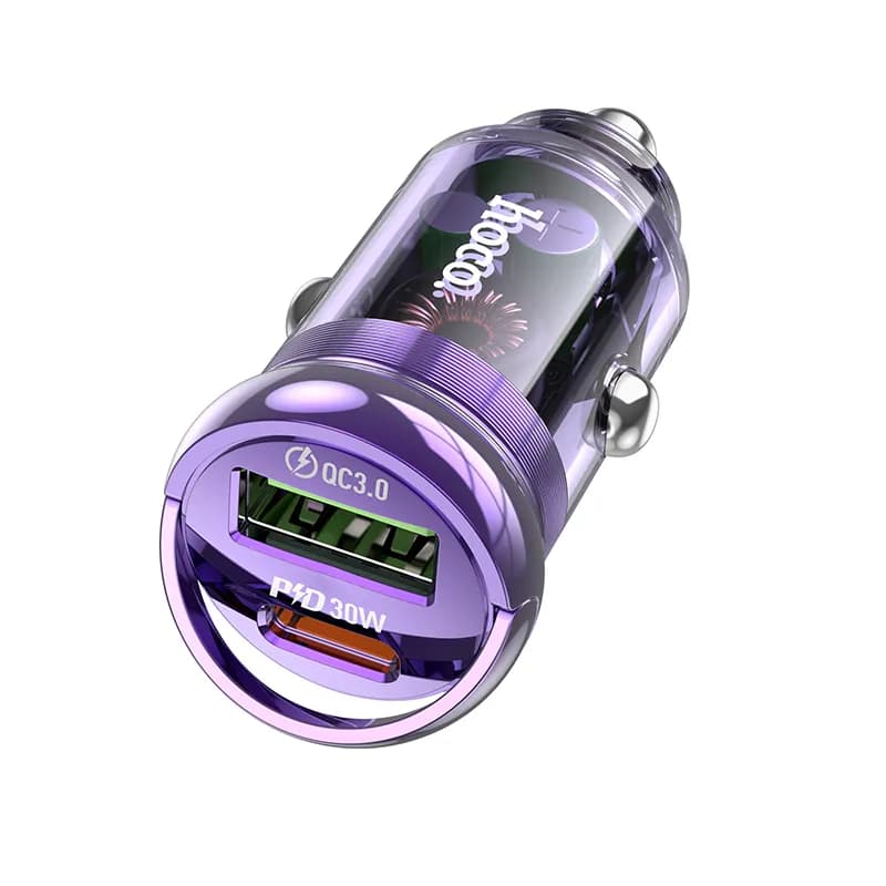 شارژر فندکی 30 وات هوکو مدل Z53A USB — تصویر ۶