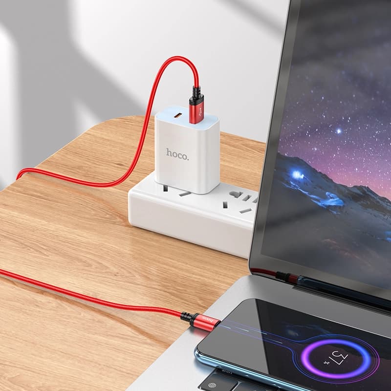 کابل شارژ USB-A به MICRO USB هوکو مدل X89 طول 1 متر — تصویر ۸