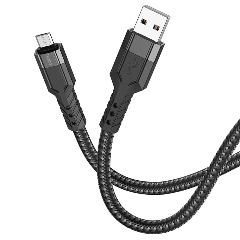 کابل شارژ USB-A به MICRO USB هوکو مدل U110 طول 1.2 متر — تصویر ۳