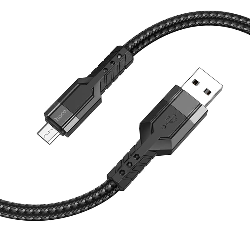 کابل شارژ USB-A به MICRO USB هوکو مدل U110 طول 1.2 متر — تصویر ۵