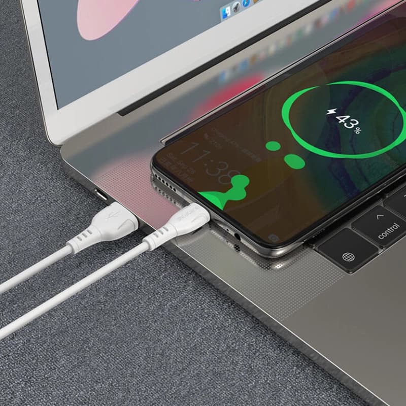 کابل شارژ USB-A به USB-C بروفون مدل BX51 طول 1 متر — تصویر ۶