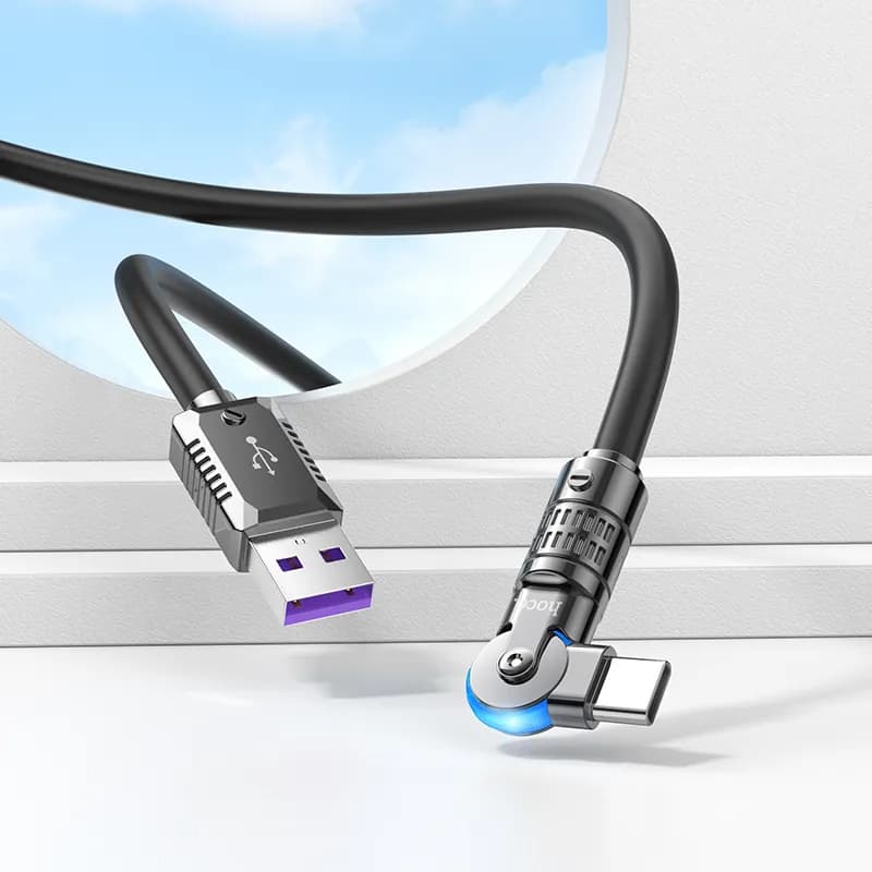 کابل شارژ USB-A به USB-C هوکو مدل U118 طول 1.2 متر — تصویر ۷