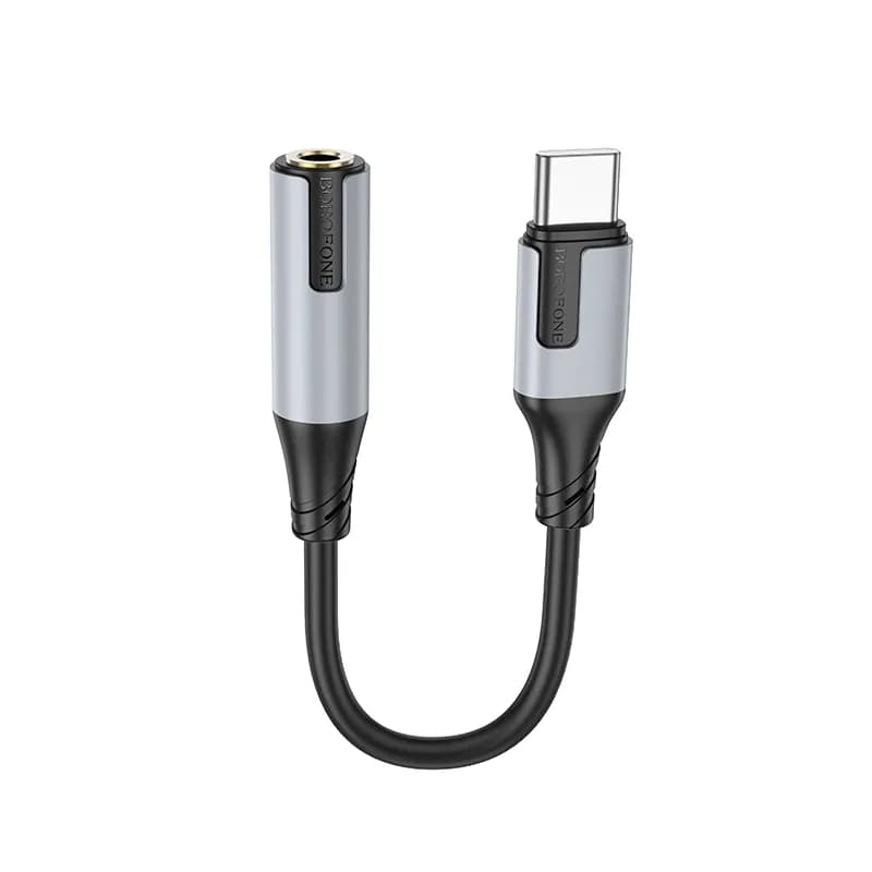 مبدل OTG جک USB-C TO AUX 3.5mm بروفون مدل BV19