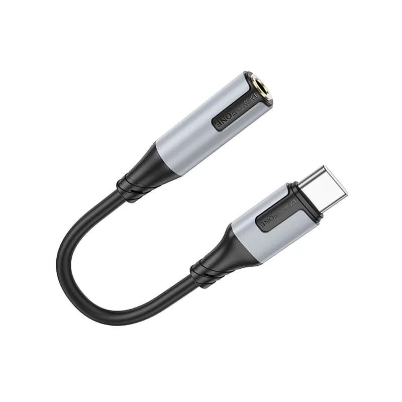 مبدل OTG جک USB-C TO AUX 3.5mm بروفون مدل BV19 — تصویر ۲