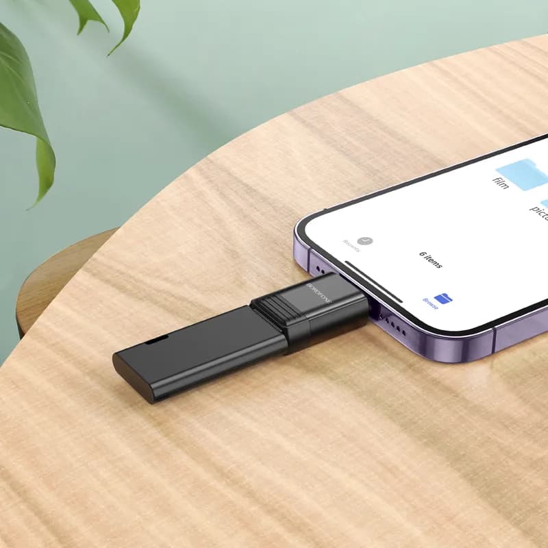 مبدل Lightning TO USB2.0 OTG بروفون مدل BV18 — تصویر ۸