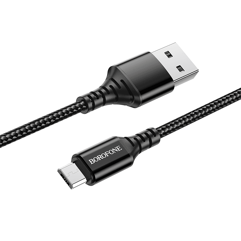 کابل شارژ USB-A به MICRO USB بروفون مدل BX54 طول 1 متر — تصویر ۳