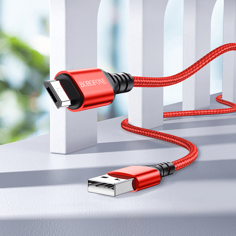 کابل شارژ USB-A به MICRO USB بروفون مدل BX54 طول 1 متر — تصویر ۸