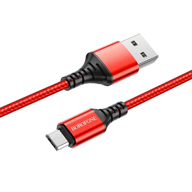 کابل شارژ USB-A به MICRO USB بروفون مدل BX54 طول 1 متر — تصویر ۲