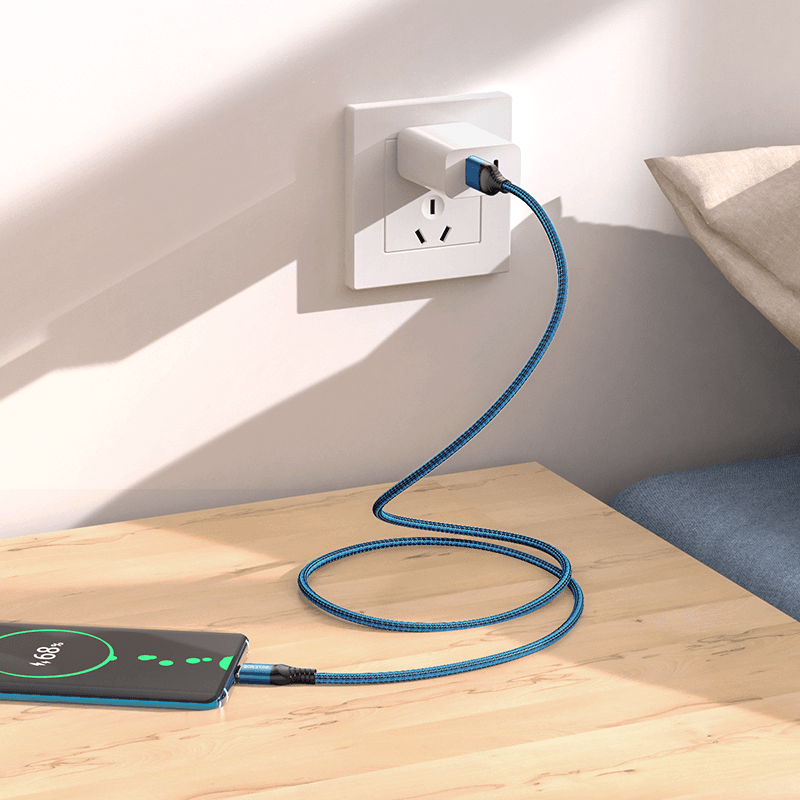 کابل شارژ USB-A به USB-C بروفون مدل BX56 طول 1 متر — تصویر ۸
