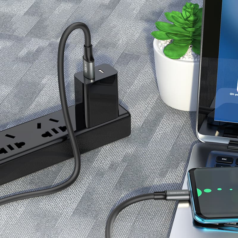 کابل شارژ USB-A به USB-C بروفون مدل BX82 طول 1 متر — تصویر ۷