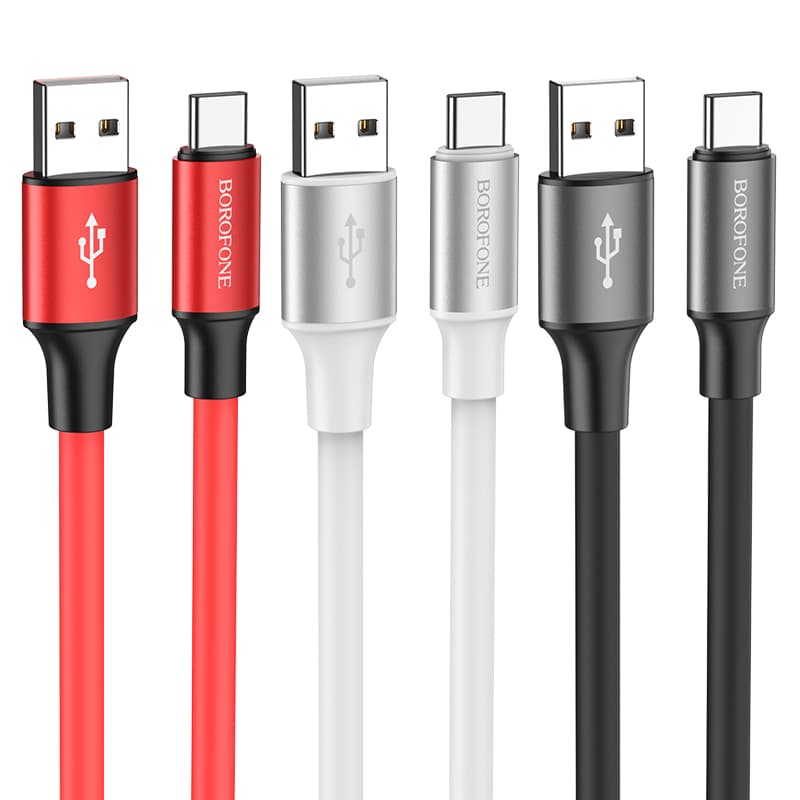 کابل شارژ USB-A به USB-C بروفون مدل BX82 طول 1 متر