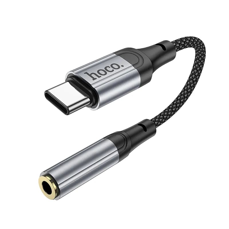 مبدل OTG جک USB-C TO AUX 3.5mm هوکو مدل LS36 — تصویر ۲