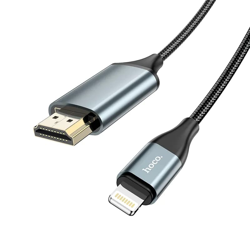 کابل تبدیل HDMI به Lightning هوکو مدل UA15 طول 2 متر — تصویر ۲