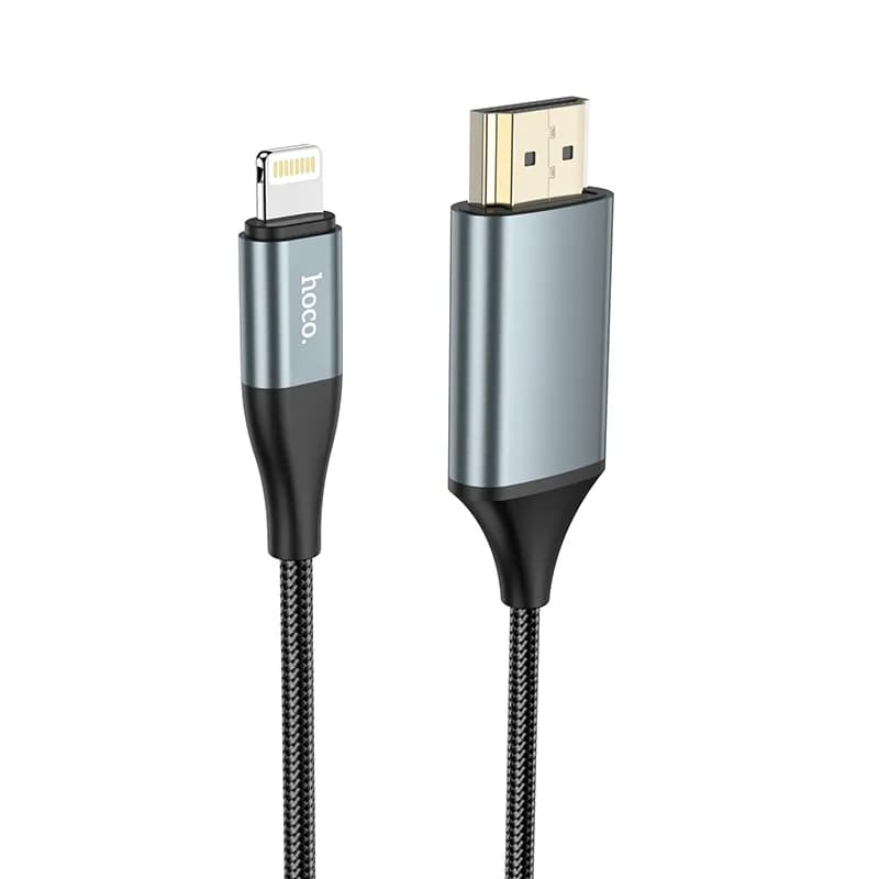 کابل تبدیل HDMI به Lightning هوکو مدل UA15 طول 2 متر