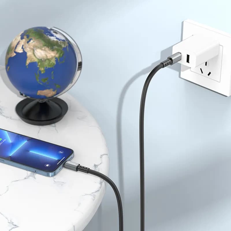 کابل شارژ 20 وات Lightning به USB-C هوکو مدل X85 طول 1 متر — تصویر ۸