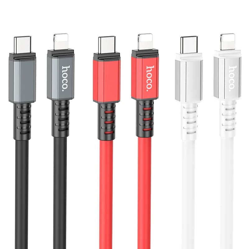 کابل شارژ 20 وات Lightning به USB-C هوکو مدل X85 طول 1 متر